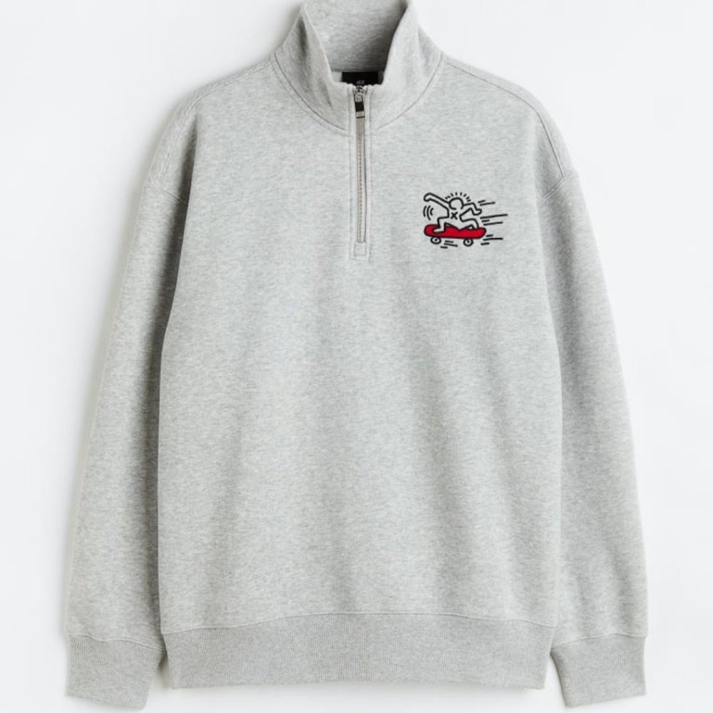 (accepting offer) Keith haring half zip jacket size (xs, l , xl ,XXL).